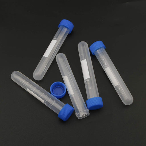 Kesell Tubos de centrífuga con tapa de rosca de fondo redondo, viales de tubo de ensayo de plástico, 0.3 fl oz con área de graduación y escritura, paquete de 20 - Quierox - Tienda Online