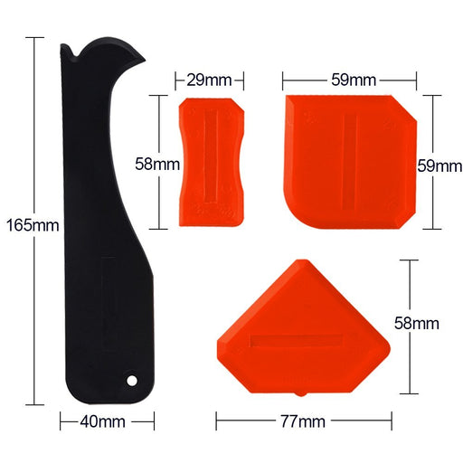 Kit de Herramientas para Calafateo para Cocina, Baño, Sellado de Piso (9 piezas) - Quierox - Tienda Online