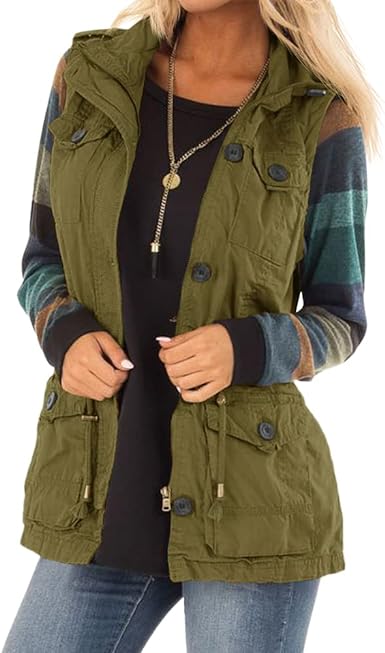 Koodred Chaleco de utilidad militar para mujer - Quierox - Tienda Online