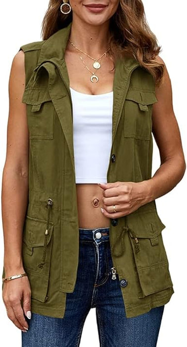 Koodred Chaleco de utilidad militar para mujer - Quierox - Tienda Online