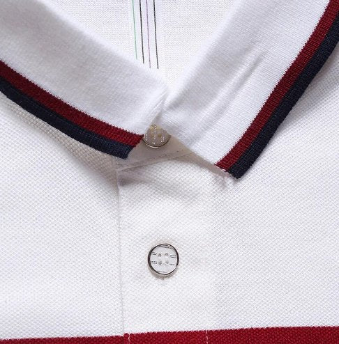 KYUSHUAD Polo de algodón a rayas para hombre - Quierox - Tienda Online