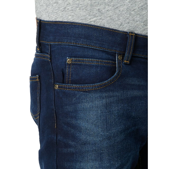 Lee Jean de cinco bolsillos para hombre, recto, con espalda cepillada - Quierox - Tienda Online