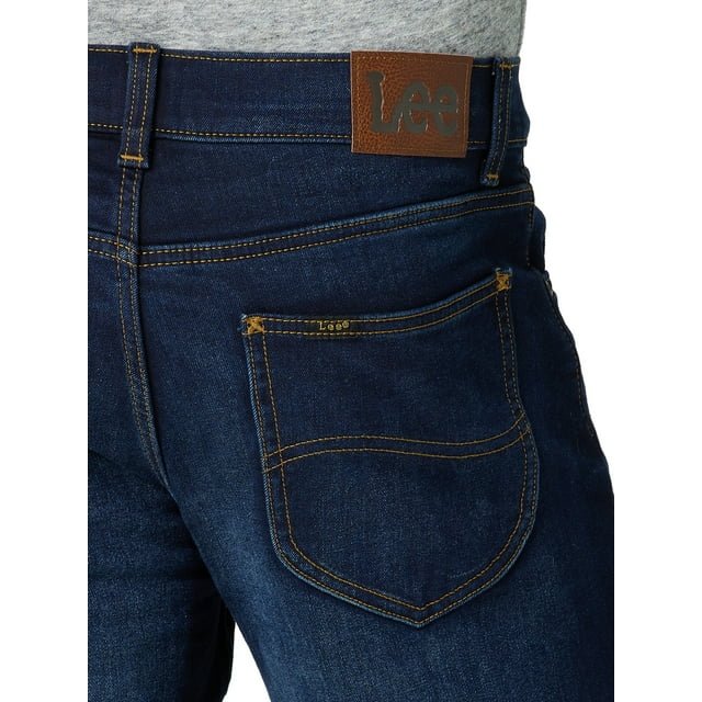 Lee Jean de cinco bolsillos para hombre, recto, con espalda cepillada - Quierox - Tienda Online