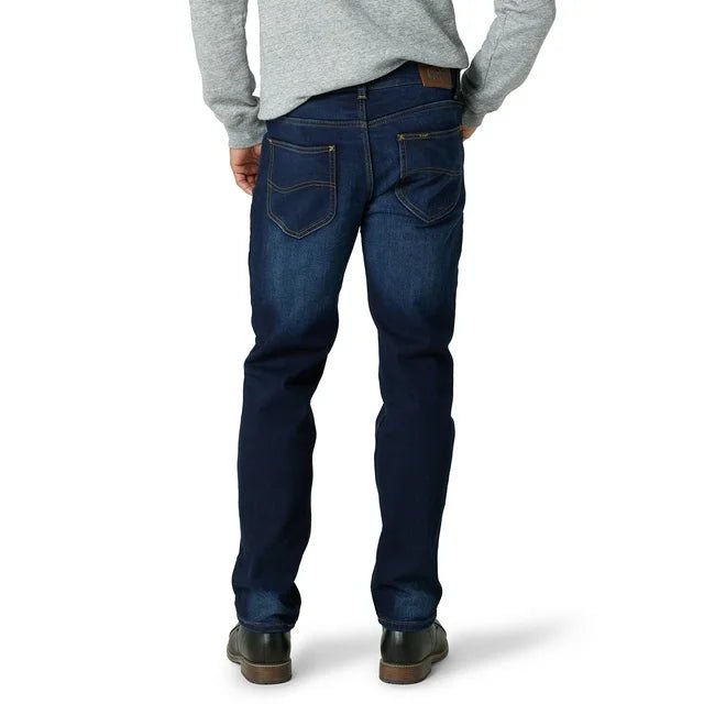 Lee Jean de cinco bolsillos para hombre, recto, con espalda cepillada - Quierox - Tienda Online