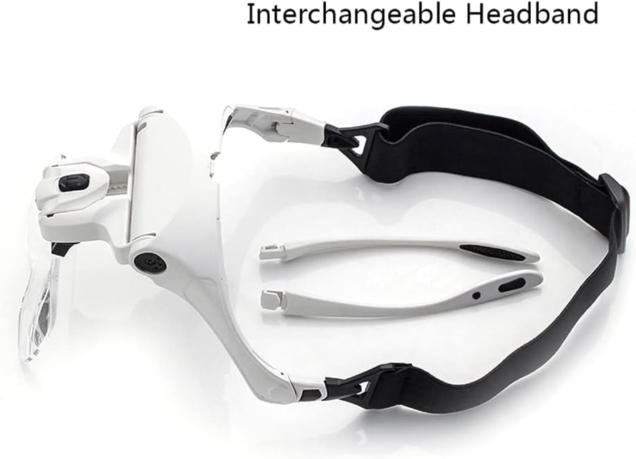 Lupas para pestañas postizas, extensión de pestañas, color blanco - Quierox - Tienda Online