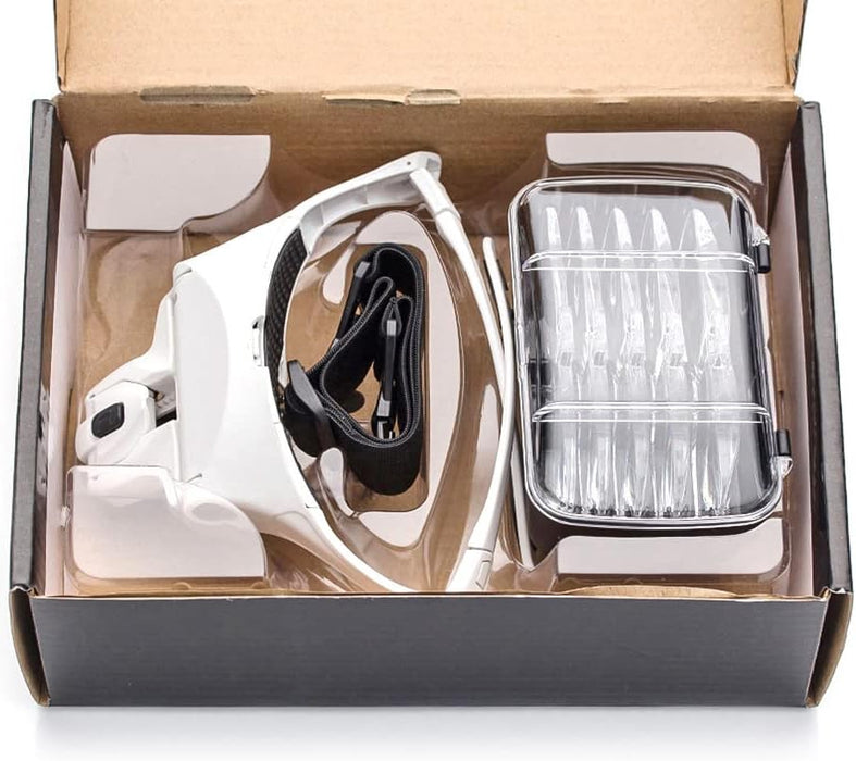 Lupas para pestañas postizas, extensión de pestañas, color blanco - Quierox - Tienda Online