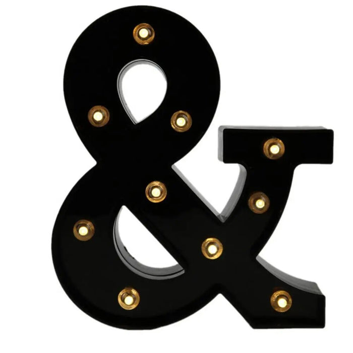 Luz LED con letras del alfabeto, cartel de marquesina, lámpara de pared, decoración - Quierox - Tienda Online