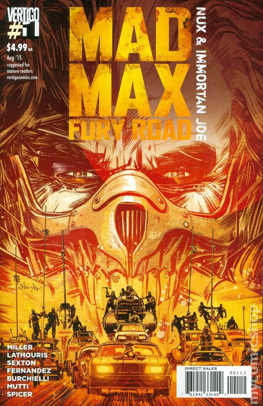 Mad Max Fury Road Nux and Immortan Joe - comic book - Quierox - Tienda Online