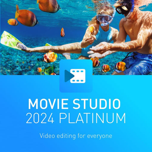 MAGIX Movie Studio 2024 Platinum: Edición de vídeo creativa para todos | Programa de edición de vídeo | Editor de vídeo | para PC con Windows 10/11 | 1 licencia de descarga para PC - Quierox - Tienda Online