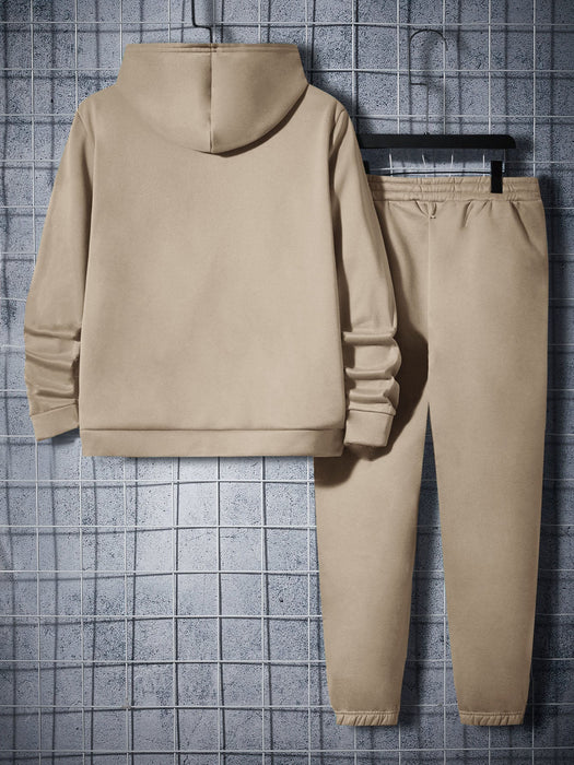 Manfinity Basics Hombres Sudadera con capucha y pantalones deportivos - Quierox - Tienda Online