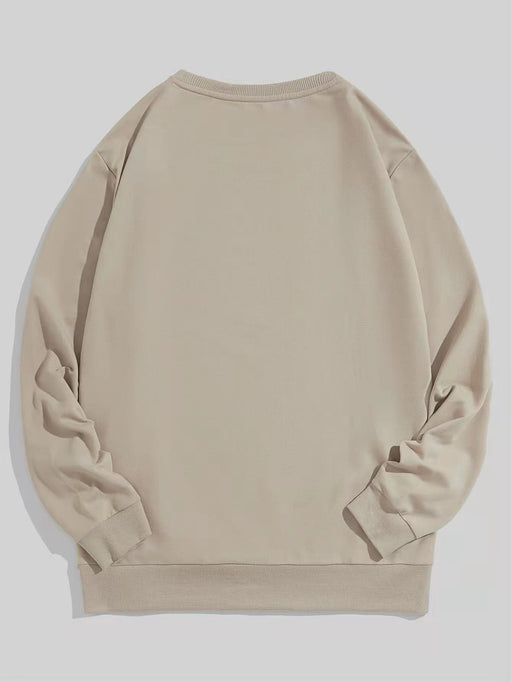 Manfinity Sudadera con estampado de letra y conejo de hombres - Quierox - Tienda Online