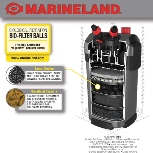 Marineland Bio-Filter Balls, soporta filtración biológica de acuario - Quierox - Tienda Online