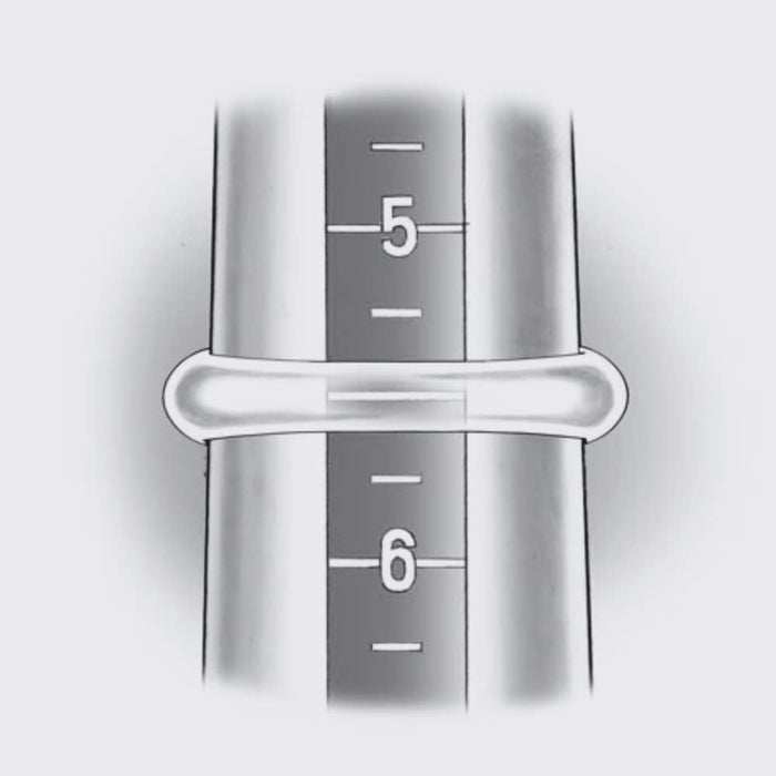 Medidor de Anillos de plástico medidas del 1 al 15 - Quierox - Tienda Online