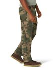 Mens Wrangler Relaxed Fit Cargo Pant with Stretch Green Brown Camo - Quierox - Tienda Online
