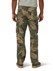 Mens Wrangler Relaxed Fit Cargo Pant with Stretch Green Brown Camo - Quierox - Tienda Online