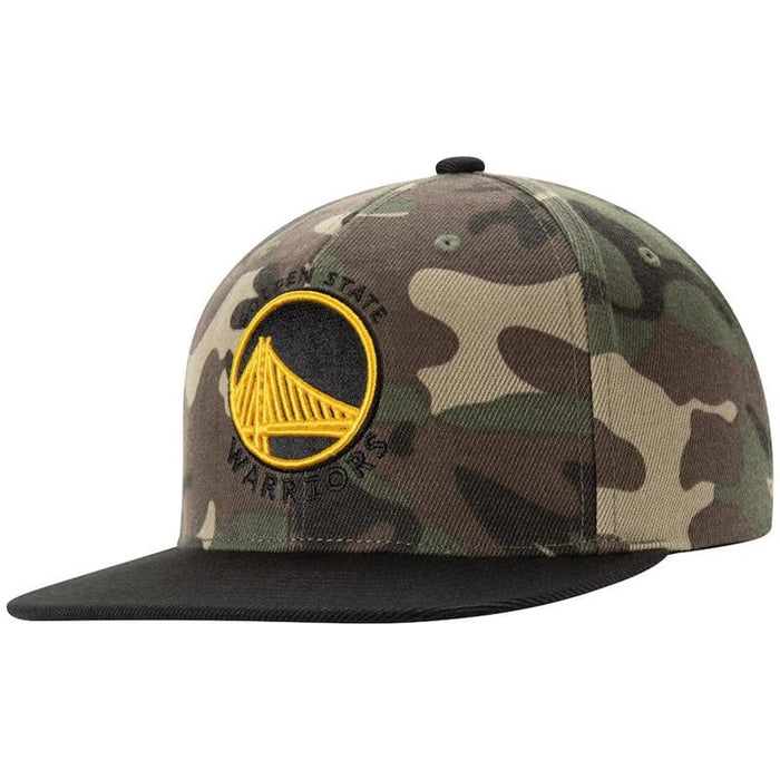 Mitchell & Ness Camo Golden State Warriors Natural Snapback Gorra ajustable para hombre - Quierox - Tienda Online