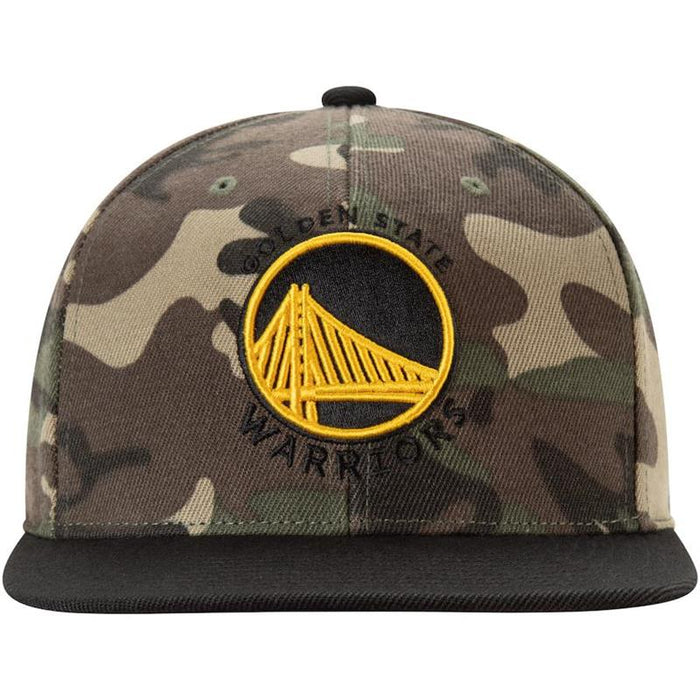 Mitchell & Ness Camo Golden State Warriors Natural Snapback Gorra ajustable para hombre - Quierox - Tienda Online