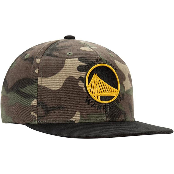 Mitchell & Ness Camo Golden State Warriors Natural Snapback Gorra ajustable para hombre - Quierox - Tienda Online