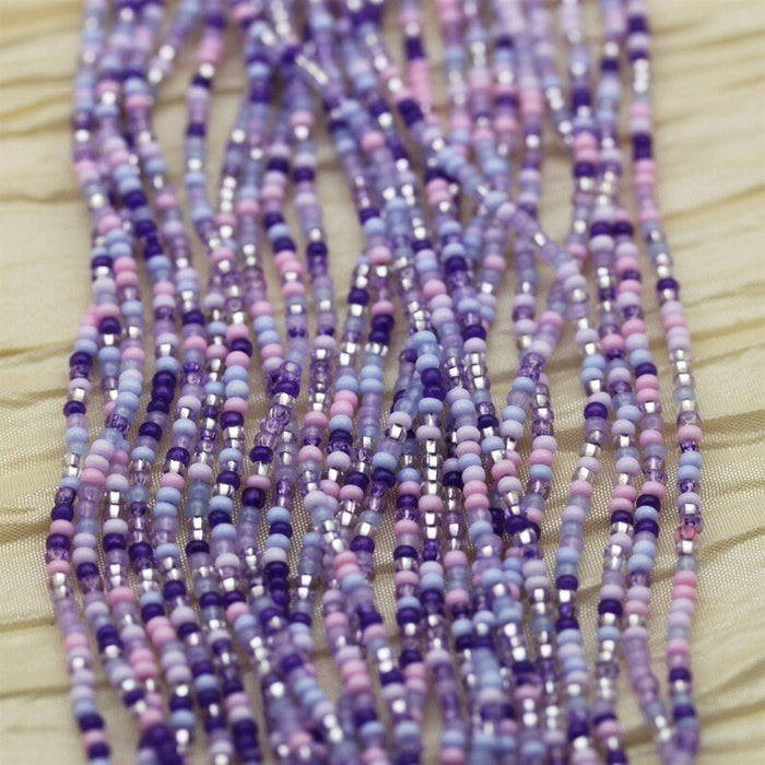 Mix Cuentas de semillas checas color purpura 11/0 - Quierox - Tienda Online