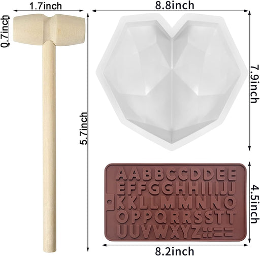 Molde de chocolate en forma de corazón - Quierox - Tienda Online