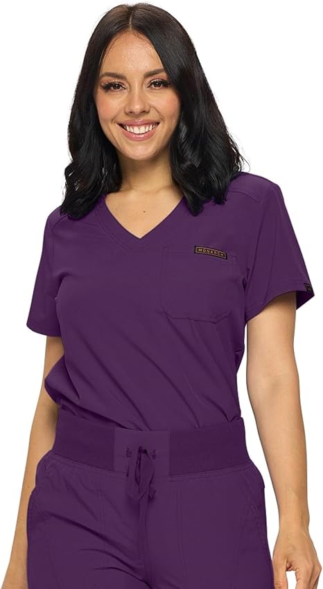 Monarch Uniforms Blusa Médica con Un Bolsillo para Mujer - Quierox - Tienda Online