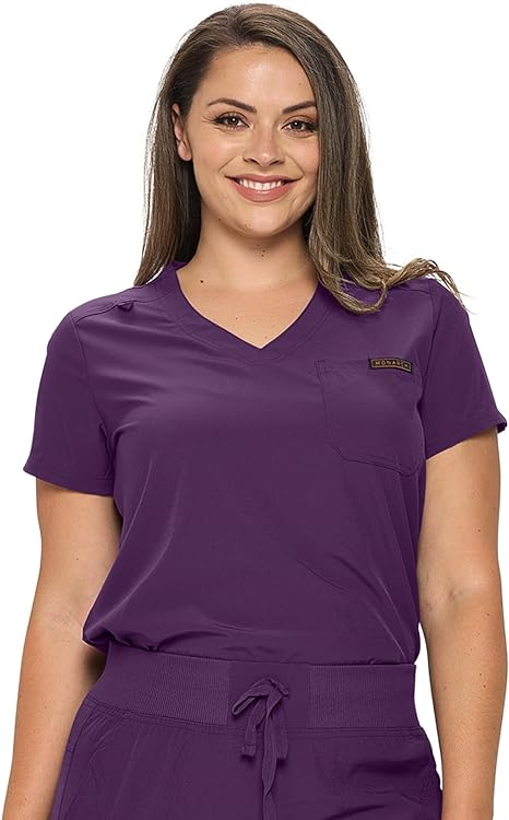 Monarch Uniforms Blusa Médica con Un Bolsillo para Mujer - Quierox - Tienda Online