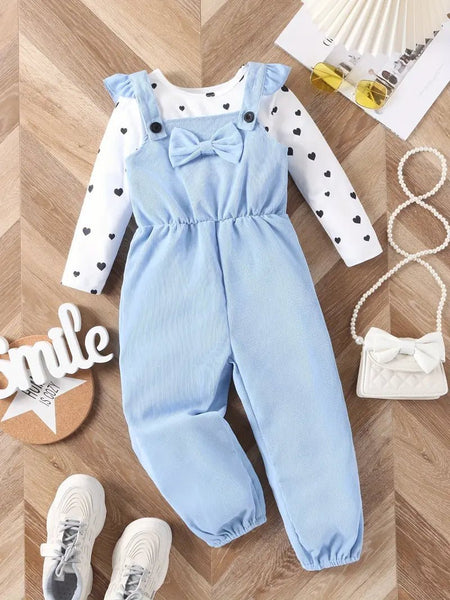 Mono de pana y conjunto superior de manga larga — Quierox Tienda