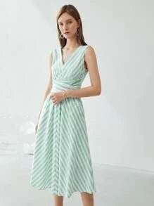 MOTF PREMIUM Vestido fluido de rayas - Quierox - Tienda Online