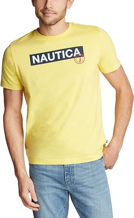 Nautica Camiseta gráfica de manga corta 100% algodón para hombre - Quierox - Tienda Online