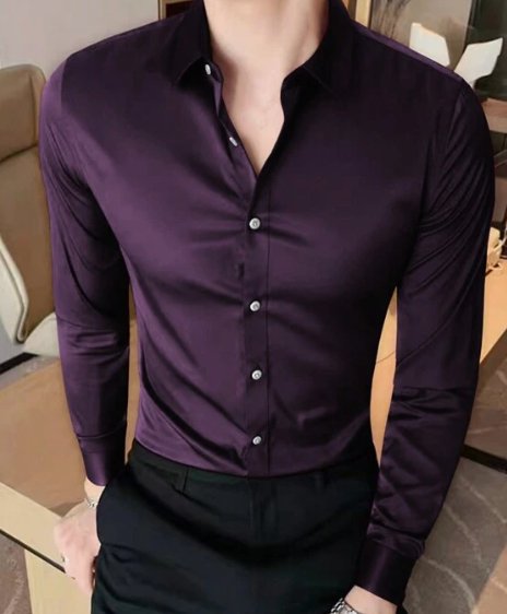 NITAGUT Camisa de vestir de manga larga para hombre - Quierox - Tienda Online