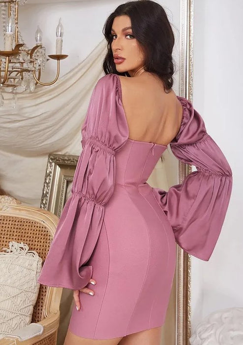 Nuevo vestido elegante de manga larga para fiesta - Quierox - Tienda Online