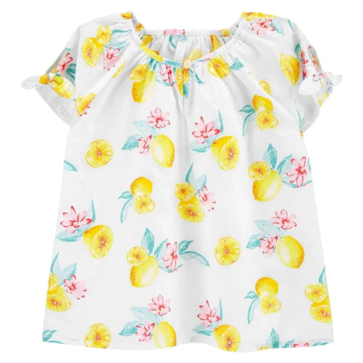 OshKosh Blusa blanca estampada de limones - Quierox - Tienda Online