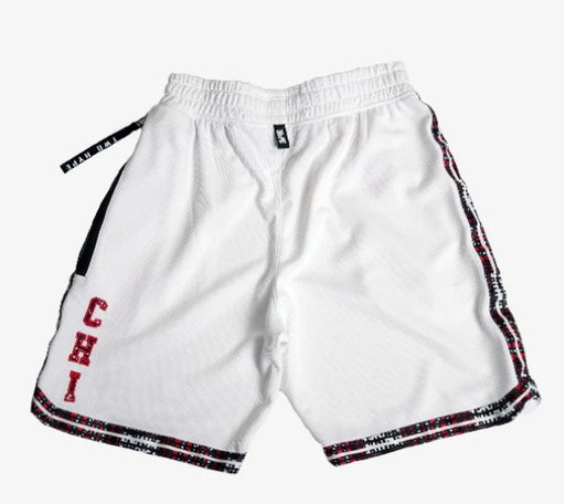 Pantalón Corto Chicago Bulls Kente Dunk Blanco - Quierox - Tienda Online