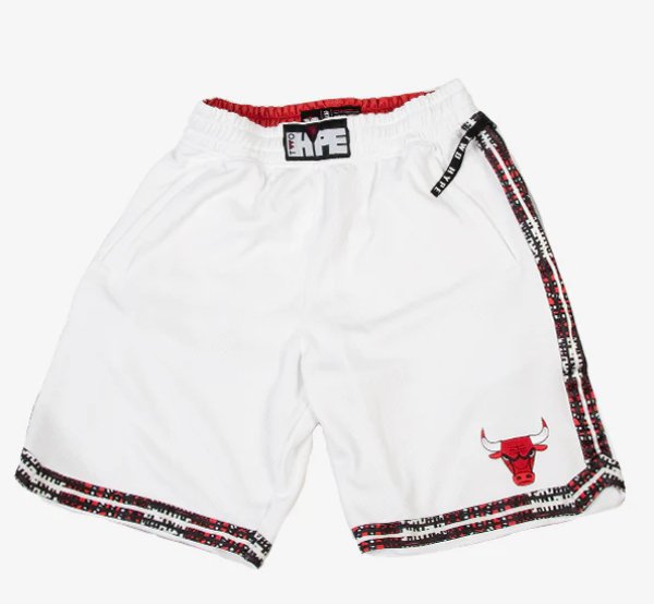 Pantalón Corto Chicago Bulls Kente Dunk Blanco - Quierox - Tienda Online