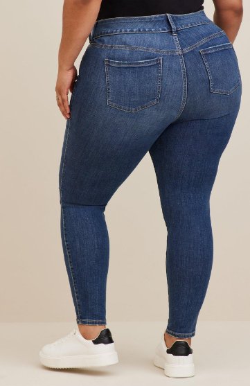 Pantalon Jegging Skinny Jean desgastado de talle alto - Quierox - Tienda Online