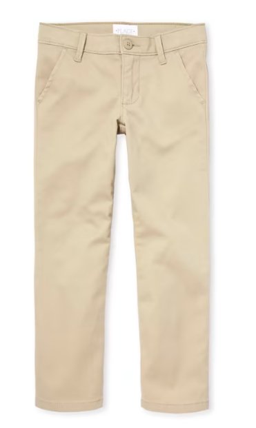Pantalones Chinos Ajustados De Uniforme Para Niñas - Quierox - Tienda Online