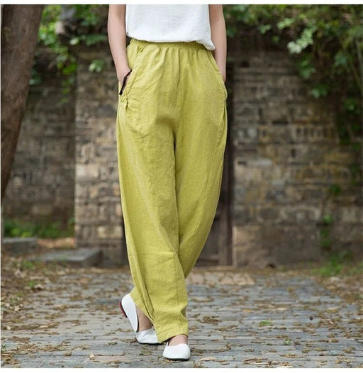 Pantalones elegantes cintura elástica Mujer - Quierox - Tienda Online