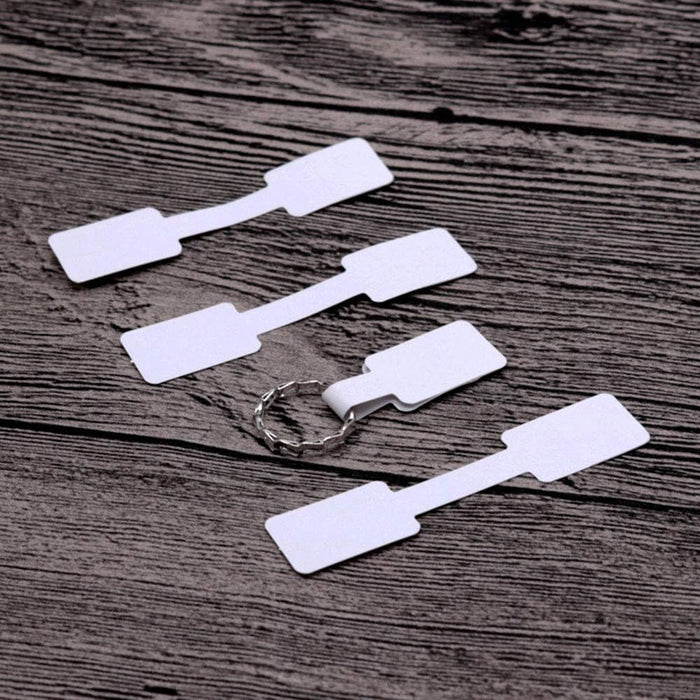 Paquete de 100 etiquetas de papel blancas - Quierox - Tienda Online