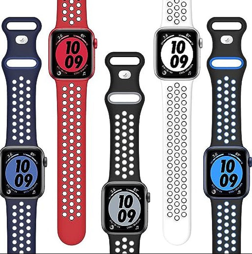 Paquete de 5 correas deportivas compatibles con Apple Watch - Quierox - Tienda Online