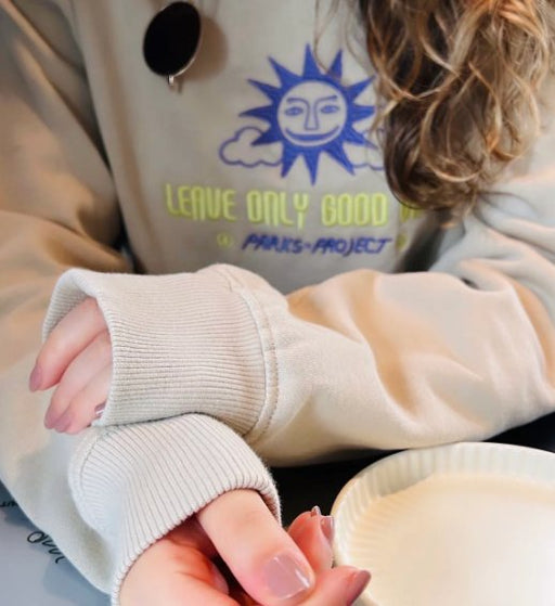 Parks Project Leave Only Good Vibes Crew Sudadera para Mujer - Quierox - Tienda Online