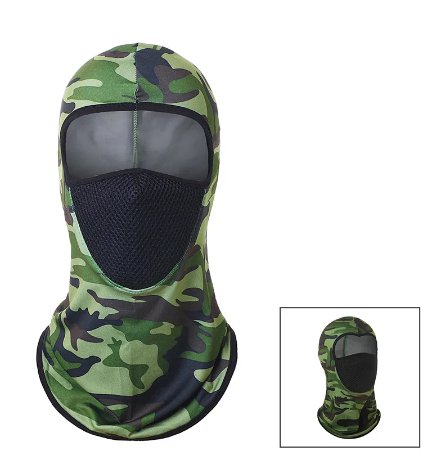 Pasamontañas de camuflaje táctico de malla transpirable - Quierox - Tienda Online