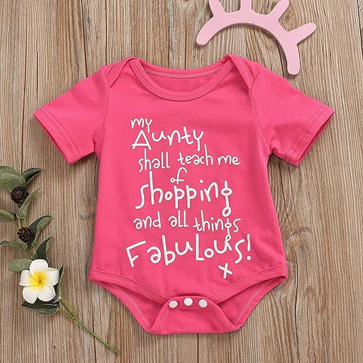 PatPat Mono corto de manga para bebés, mameluco con letras - Quierox - Tienda Online