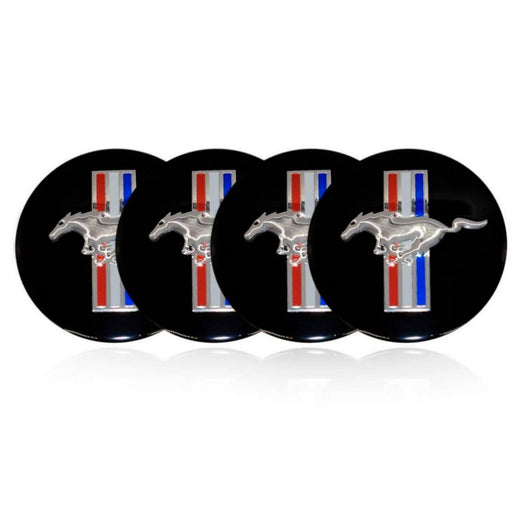 Pegatinas insignia para el centro de rueda de 4x56 mm para Ford Mustang - Quierox - Tienda Online