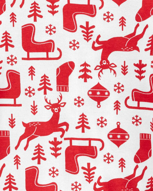 Pijama Navideño De 2 Piezas 100% Algodón Ajustado - Quierox - Tienda Online