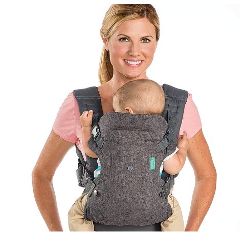 Portabebés convertible Infantino Flip Advanced 4 en 1, gris claro - Quierox - Tienda Online