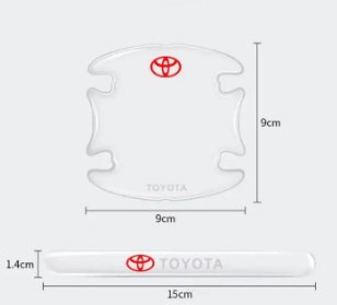 Protector antiarañazos para manija de puerta de coche Toyota, 8 Uds - Quierox - Tienda Online