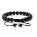 Pulsera de cuentas de piedra natural para mujeres y hombres minimalista - Quierox - Tienda Online
