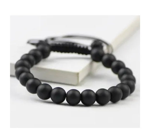 Pulsera de cuentas de piedra natural para mujeres y hombres minimalista - Quierox - Tienda Online