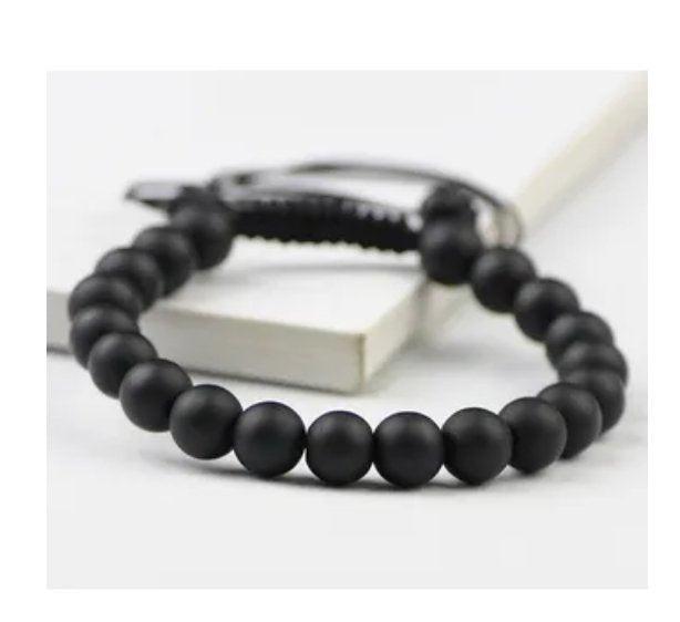Pulsera de cuentas de piedra natural para mujeres y hombres minimalista - Quierox - Tienda Online
