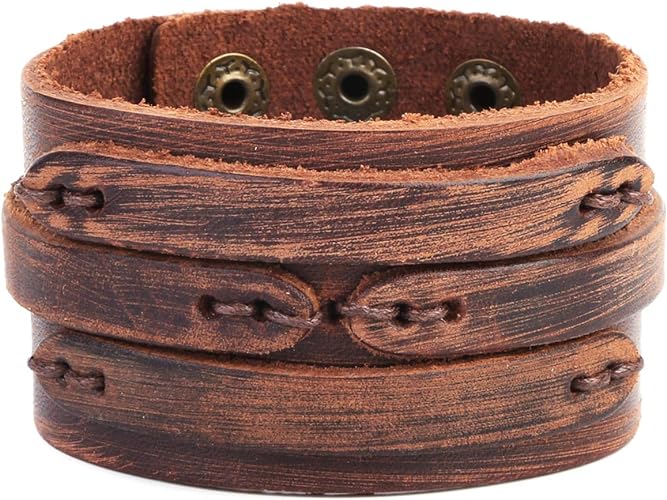 Pulsera de cuero para hombre - Quierox - Tienda Online